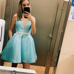 Blue homecoming  dress